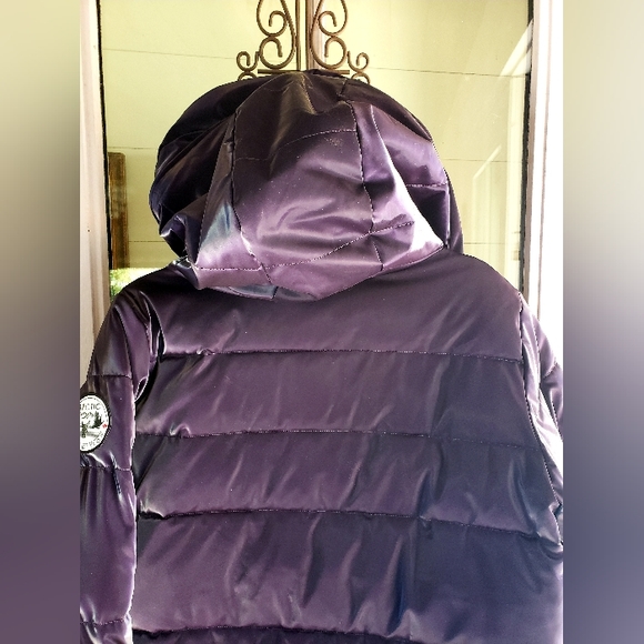 Arctic Expedition Puffer Coat, M/M, Irredescent purple, never used - Picture 5 of 15